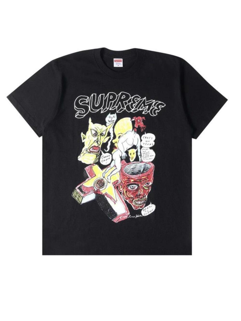 Supreme x Daniel Johnston Tee Black M SS20 NWT